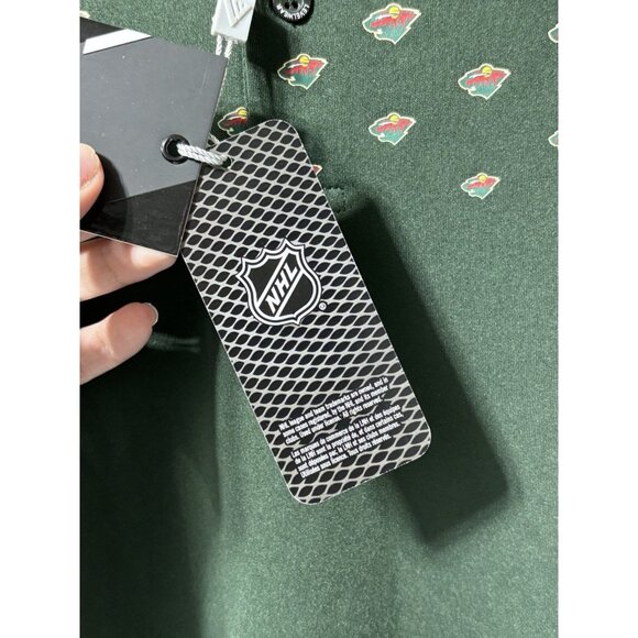 NWT Men's Levelwear Green Minnesota Wild NHL x PGA Original Polo Size 2XL - Picture 7 of 11